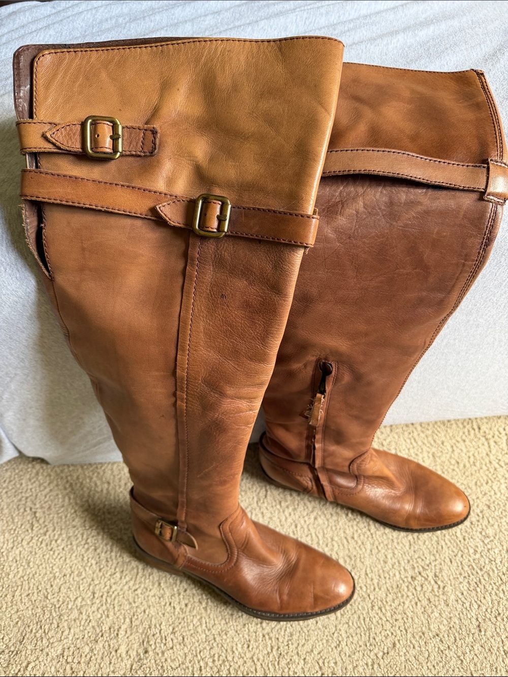 LOFT Leather Over the Knee Boots Size 7.5
